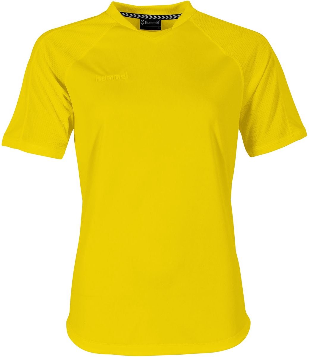 1039x1200-2 Hummel Tulsa T-Shirt Dames - Geel | Maat: M - Afbeelding 1