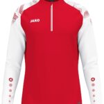 Jako Sonic Ziptop Kinderen - Rood / Wit | Maat: 152