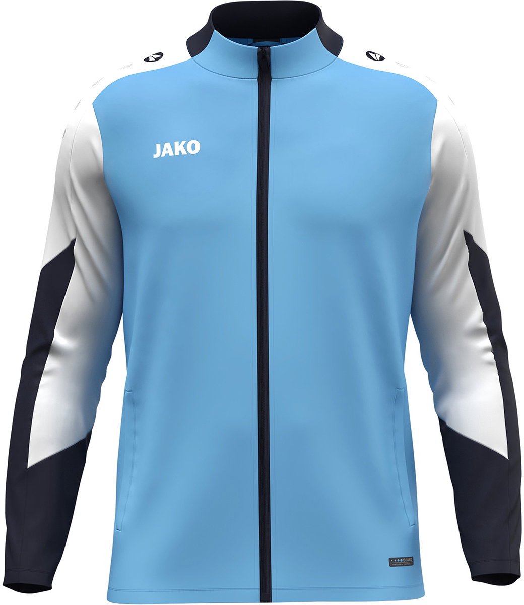 1040x1200-17 Jako Dynamic Polyestervest Dames - Hemelsblauw / Wit / Marine | Maat: L - Afbeelding 1