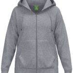 Erima Ts Sweatjack Met Capuchon Dames - Grey Melange | Maat: 42