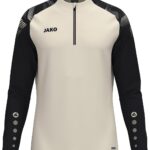 Jako Sonic Ziptop Kinderen - Off White / Zwart | Maat: 140