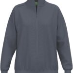 Erima Ts Sweatjack Dames - Slate Grey | Maat: 40