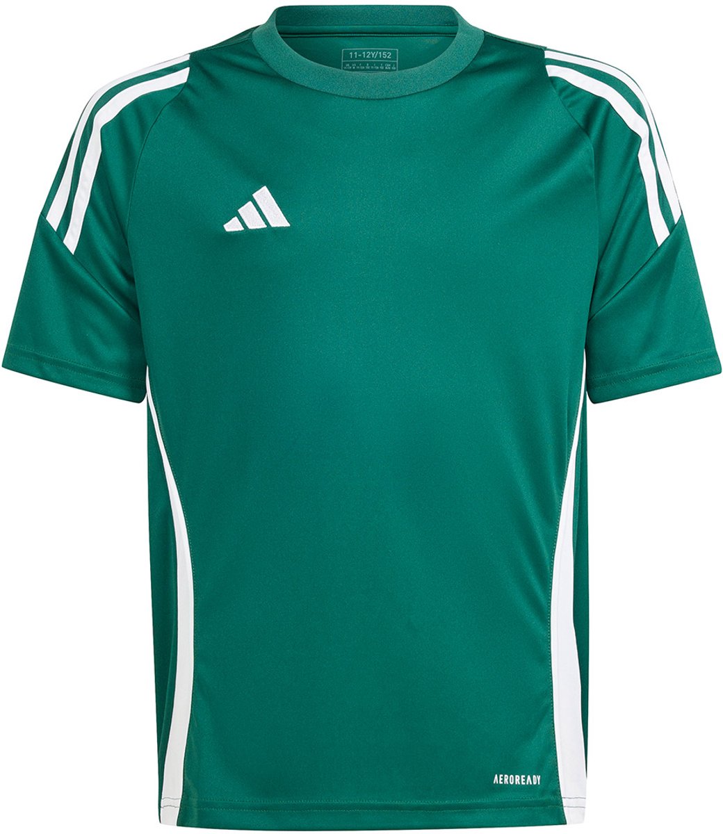 1040x1200-5 adidas T-shirt Kinderen Tiro 24 Jersey Groen - Maat 152cm - Afbeelding 1