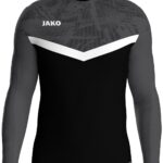 Jako Iconic Sweater Kinderen - Zwart / Antraciet | Maat: 116
