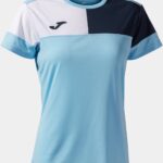Joma Crew V T-shirt Met Korte Mouwen Blauw 12-14 Years Meisjes