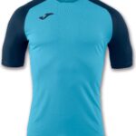 Joma Emotion II Shirt Korte Mouw - Turkoois / Marine | Maat: XL