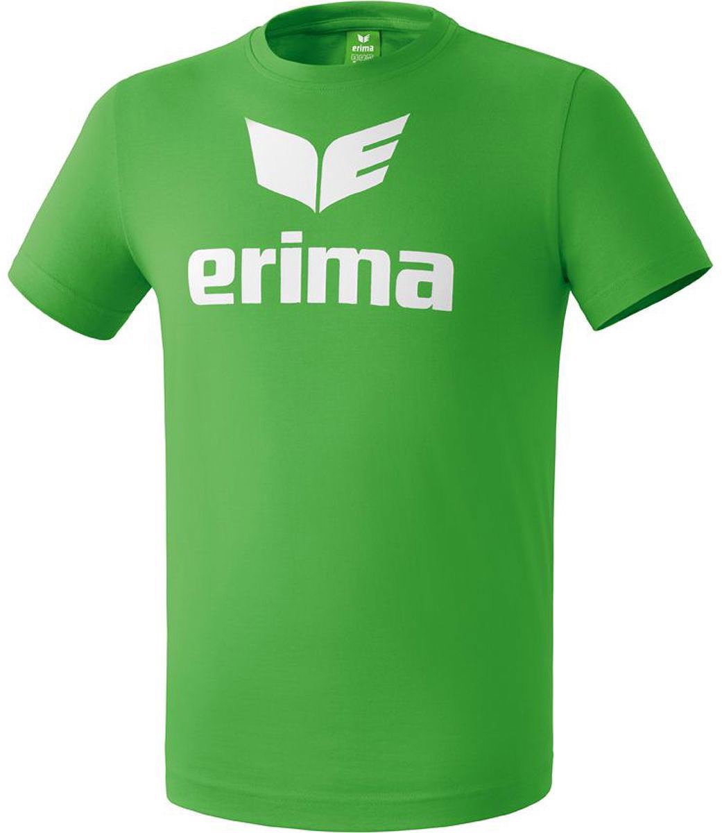 1041x1200-56 Erima Promo T-Shirt Kinderen - Green / Wit | Maat: 116 - Afbeelding 1