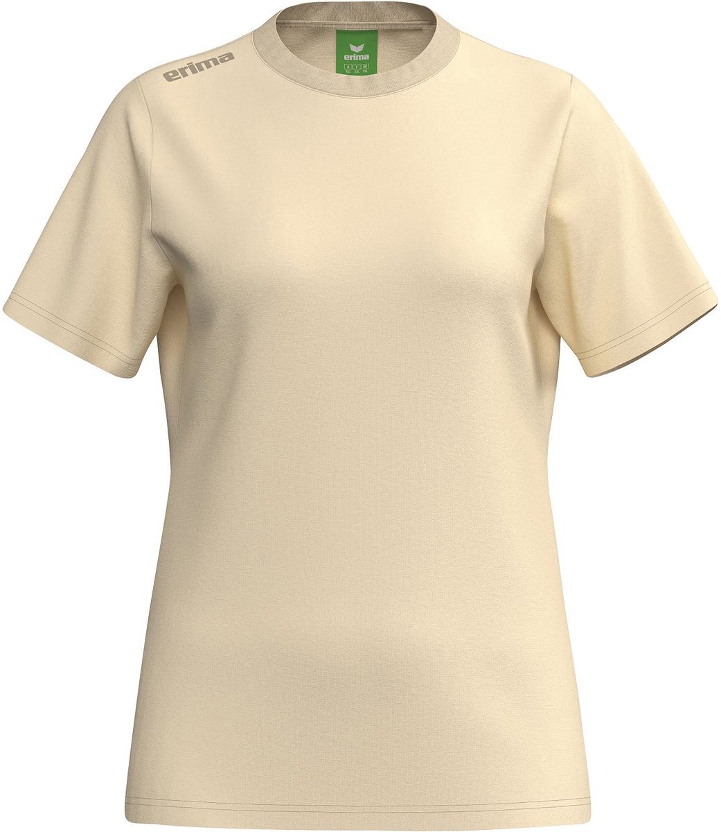 1041x1200-65 Erima Ts T-Shirt Dames - Beige | Maat: 34 - Afbeelding 1