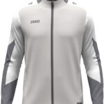 Jako Dynamic Polyestervest Kinderen - Lichtgrijs / Wit / Grijs | Maat: 128