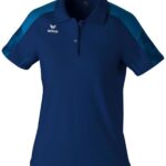 Erima Evo Star Polo Dames - Marine / Mykonos | Maat: 36