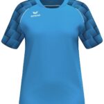 Erima Evo Star Shirt Korte Mouw Dames - Curaçao / New Navy | Maat: 40