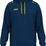 Jako One Sweater Met Kap Kinderen - Navy / Citroen | Maat: 140