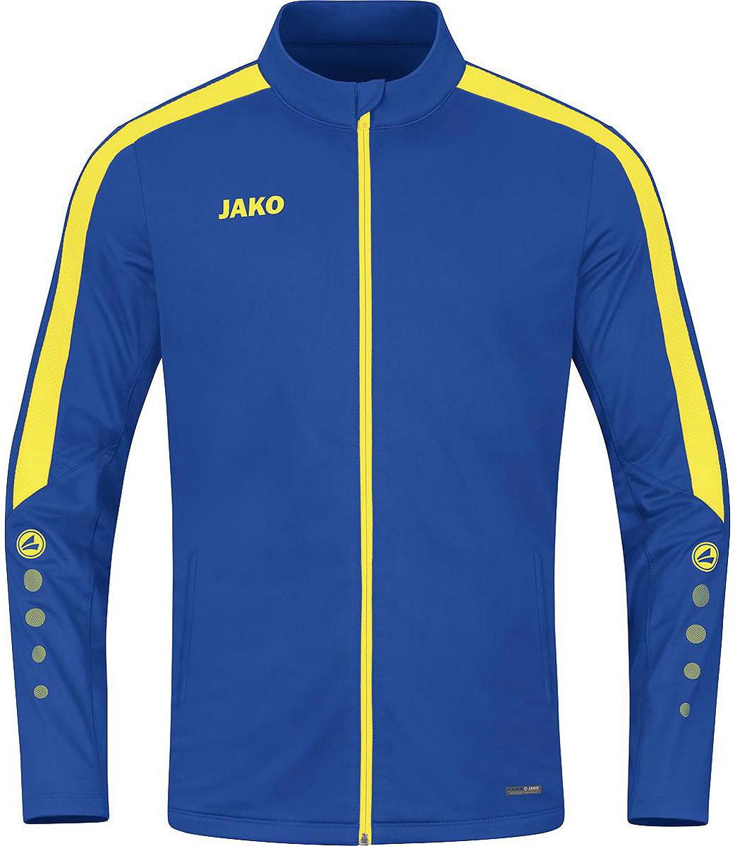 1042x1200-194 Jako Power Polyestervest Kinderen - Royal / Citroen | Maat: 128 - Afbeelding 1