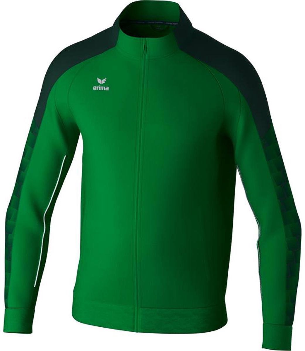 1042x1200-225 Erima Evo Star Trainingsjack Kinderen - Groen | Maat: 140 - Afbeelding 1