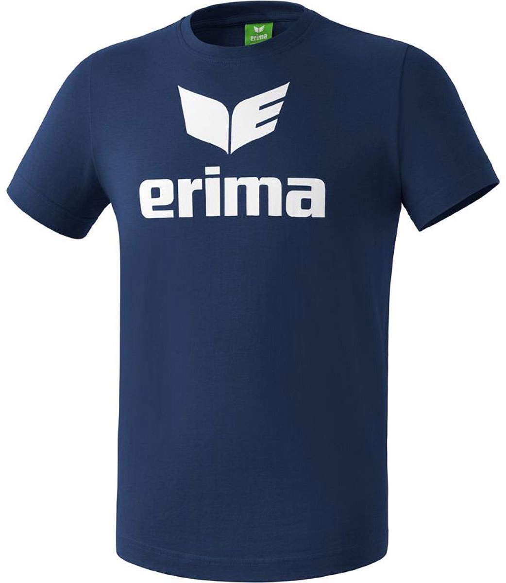 1042x1200-232 Erima Promo T-Shirt Kinderen - New Navy / Wit | Maat: 152 - Afbeelding 1