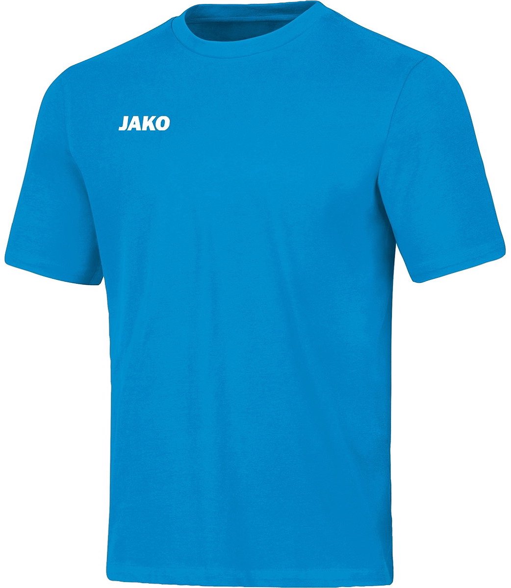 1042x1200-242 Jako Base T-Shirt Heren - Jako Blauw | Maat: L - Afbeelding 1
