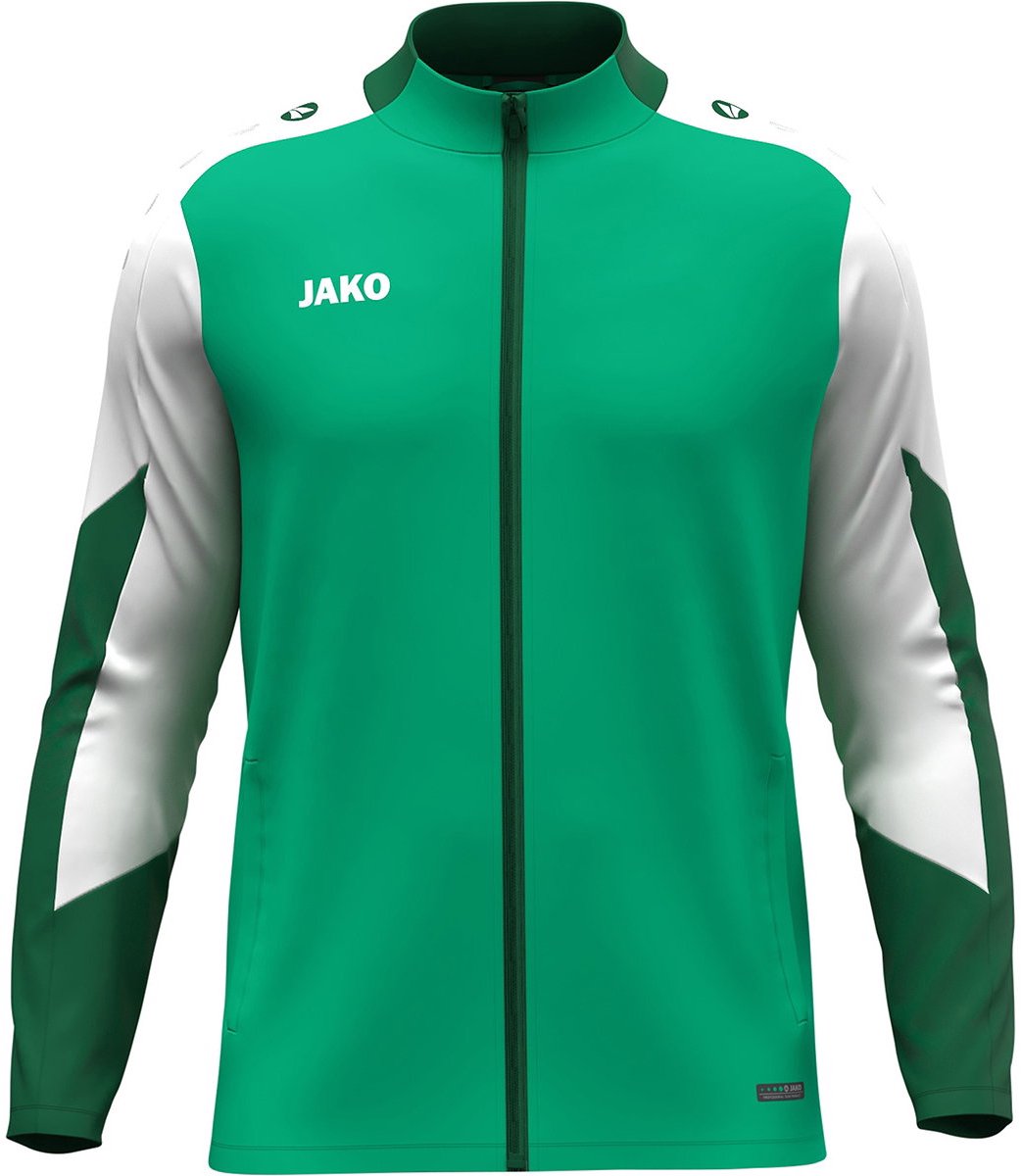1042x1200-41 Jako Dynamic Polyestervest Heren - Groen / Wit / Donkergroen | Maat: M - Afbeelding 1