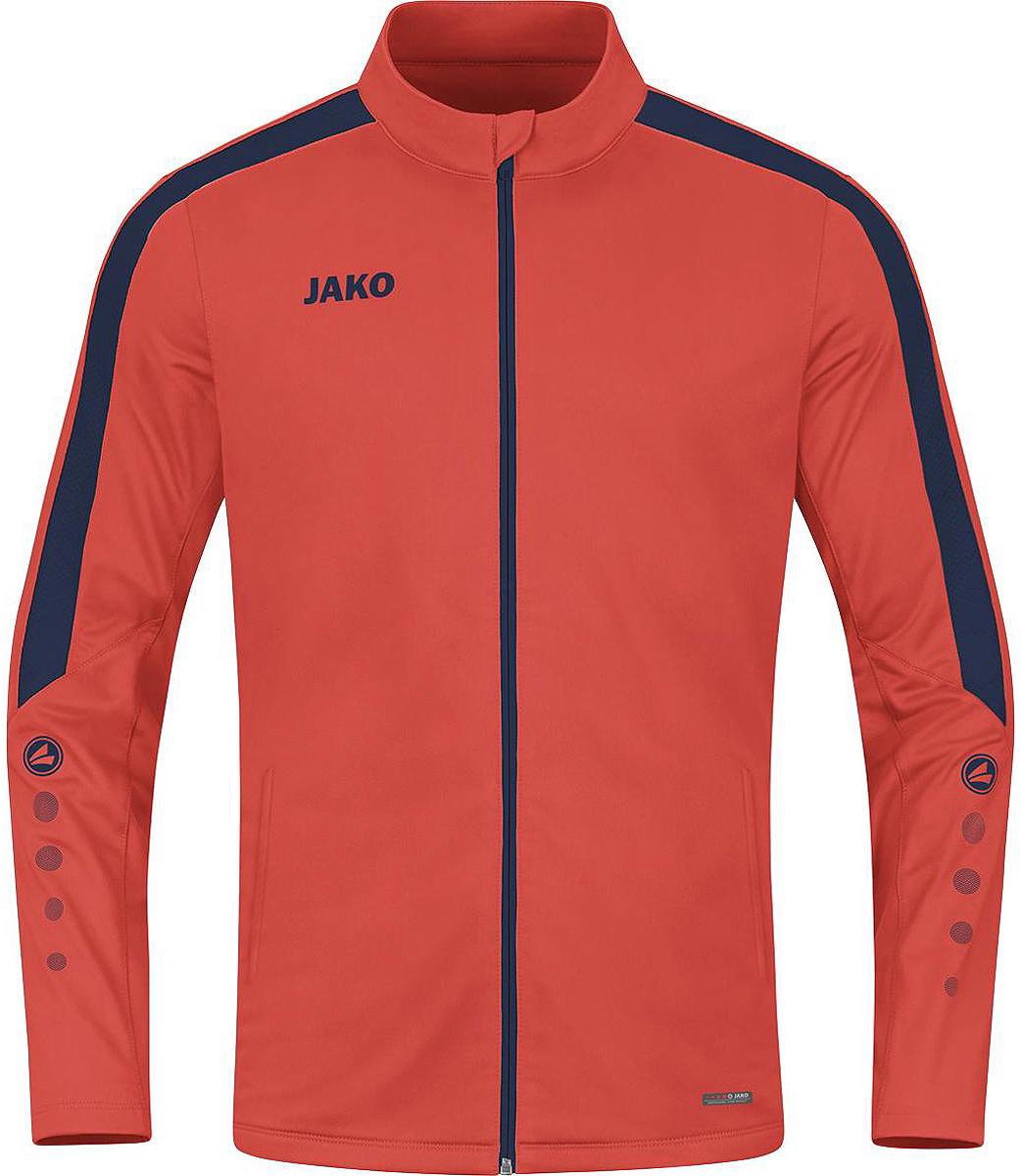 1042x1200-51 Jako Power Polyestervest Heren - Flame / Marine | Maat: S - Afbeelding 1