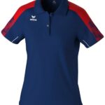 Erima Evo Star Polo Dames - Marine / Rood | Maat: 38