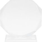 Lege Kristallen Trofee - Duidelijke Award voor Kinderen, Voetbalprijzen en Grappige Medailles in Kristalglas 11x8cm