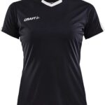 Craft Progress Contrast Shirt Korte Mouw Dames - Zwart / Wit | Maat: XL