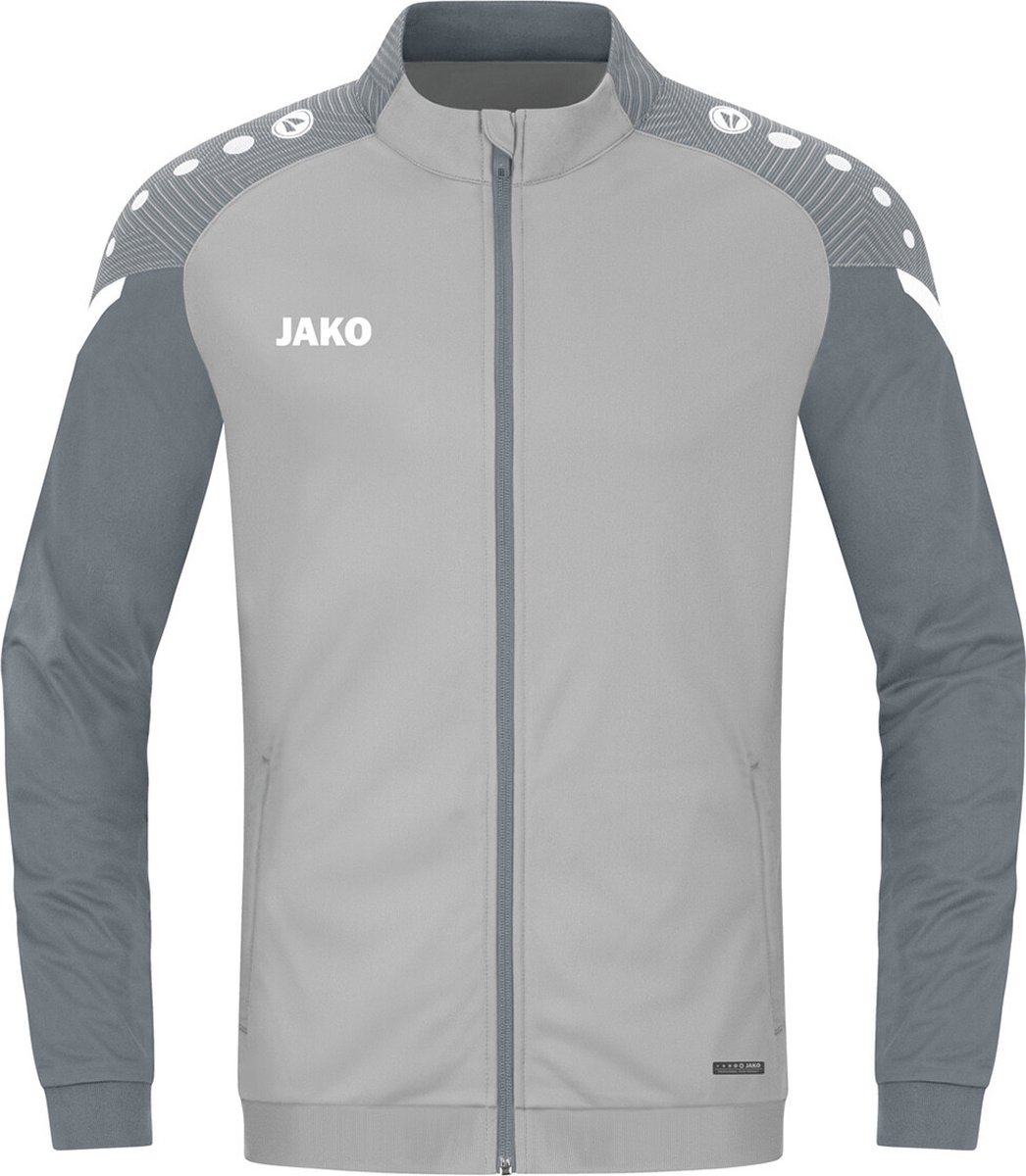 1046x1200-3 Jako - Polyester Jacket Performance - Grijs Trainingsjack-L - Afbeelding 1