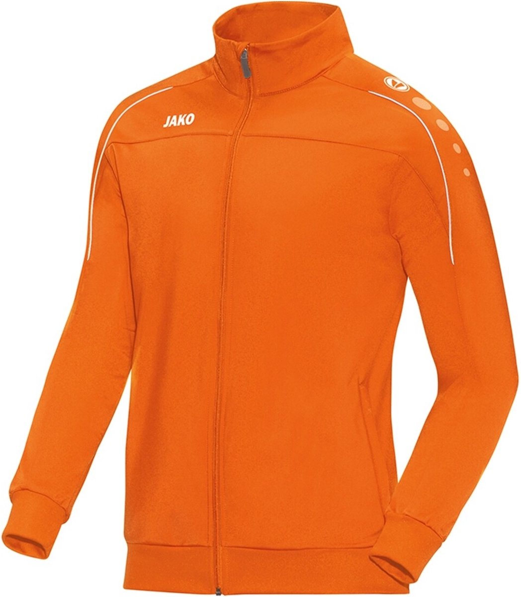 1048x1200-9 Jako Classico Polyesterjack - Jassen - oranje - S - Afbeelding 1