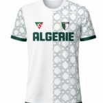 FightSense Algerije Performance T-Shirt Unisex – Ademend & Sneldrogend Sportshirt – Groen/Wit - MAAT L