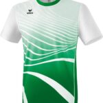 Erima Atletiek T-Shirt Heren - Smaragd / Wit | Maat: XL