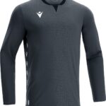 Macron Cygnus Keepershirt Lange Mouw Kinderen - Antraciet / Zwart | Maat: 9-10 Y