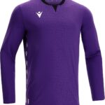 Macron Cygnus Keepershirt Lange Mouw Kinderen - Paars / Zwart | Maat: 9-10 Y
