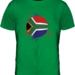 Heren T-shirt Voetbal Zuid-Afrika College Stijl Bedrukt Casual T-shirt Voor Mannen