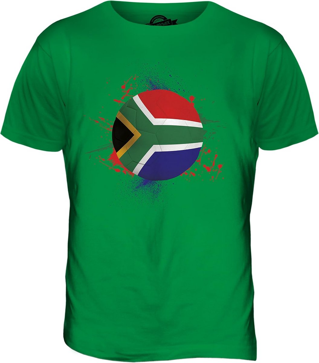 1056x1200-11 Heren T-shirt Voetbal Zuid-Afrika College Stijl Bedrukt Casual T-shirt Voor Mannen - Afbeelding 1