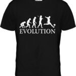 Heren T-shirt met Voetbal Evolutie Man Print