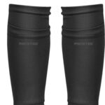 Prostec Scheenbeschermer Sokjes - Scheenbeschermer Sleeves - Shin Guard Lock - Maat S - Zwart