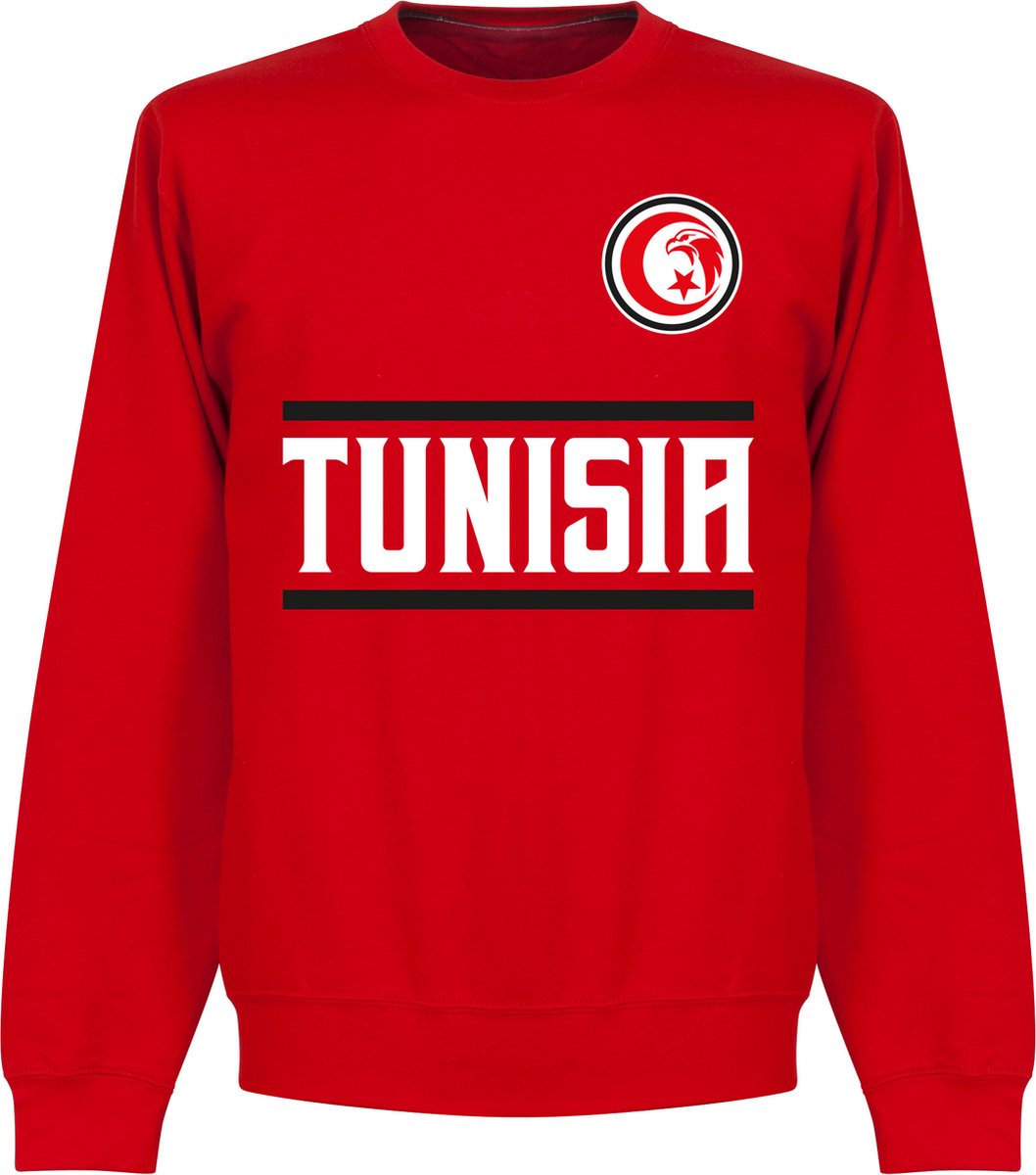 1058x1200-33 Tunesië Team Sweater - Rood - Kinderen - 116 - Afbeelding 1