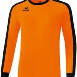 Erima Retro Star Voetbalshirt Lange Mouw Heren - New Orange / Zwart | Maat: XXL