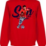 Son Zuid Korea Script Sweater - Rood - 104