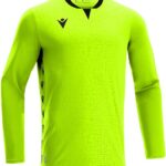 Macron Cygnus Keepershirt Lange Mouw Heren - Fluogeel / Zwart | Maat: M