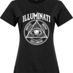 Illuminati Womens T-Shirt - Zwart - L