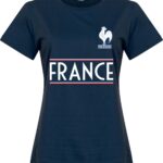 Frankrijk Dames Team T-Shirt - Navy - S