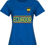 Ecuador Team T-shirt - Blauw - Dames - S