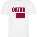 WK Qatar Voetbalshirt – Vlag Qatar – Wit – Maat XXL – Wereldkampioenschap T-shirt