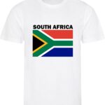 Zuid-Afrika - South Africa - T-shirt Wit - Voetbalshirt - Maat: L - Landen shirts