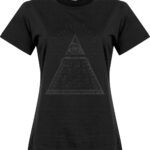 All Seeing Eye Dames T-Shirt - Zwart - M