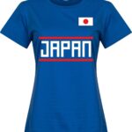 Japan Dames Team T-Shirt - Blauw - M