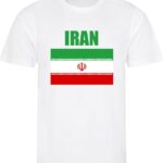 WK - Iran - ???? - T-shirt Wit - Voetbalshirt - Maat: XL - Wereldkampioenschap voetbal 2022