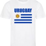 WK - Uruguay - T-shirt Wit - Voetbalshirt - Maat: XL - Wereldkampioenschap voetbal 2022