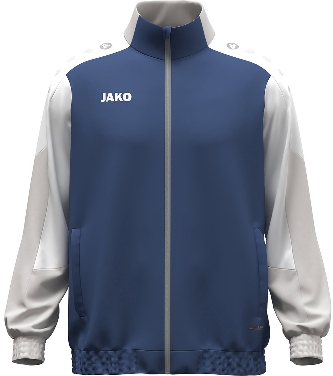 1063x1200-16 Jako Dynamic Presentatiejack - Nachtblauw / Wit / Lichtgrijs | Maat: XL - Afbeelding 1