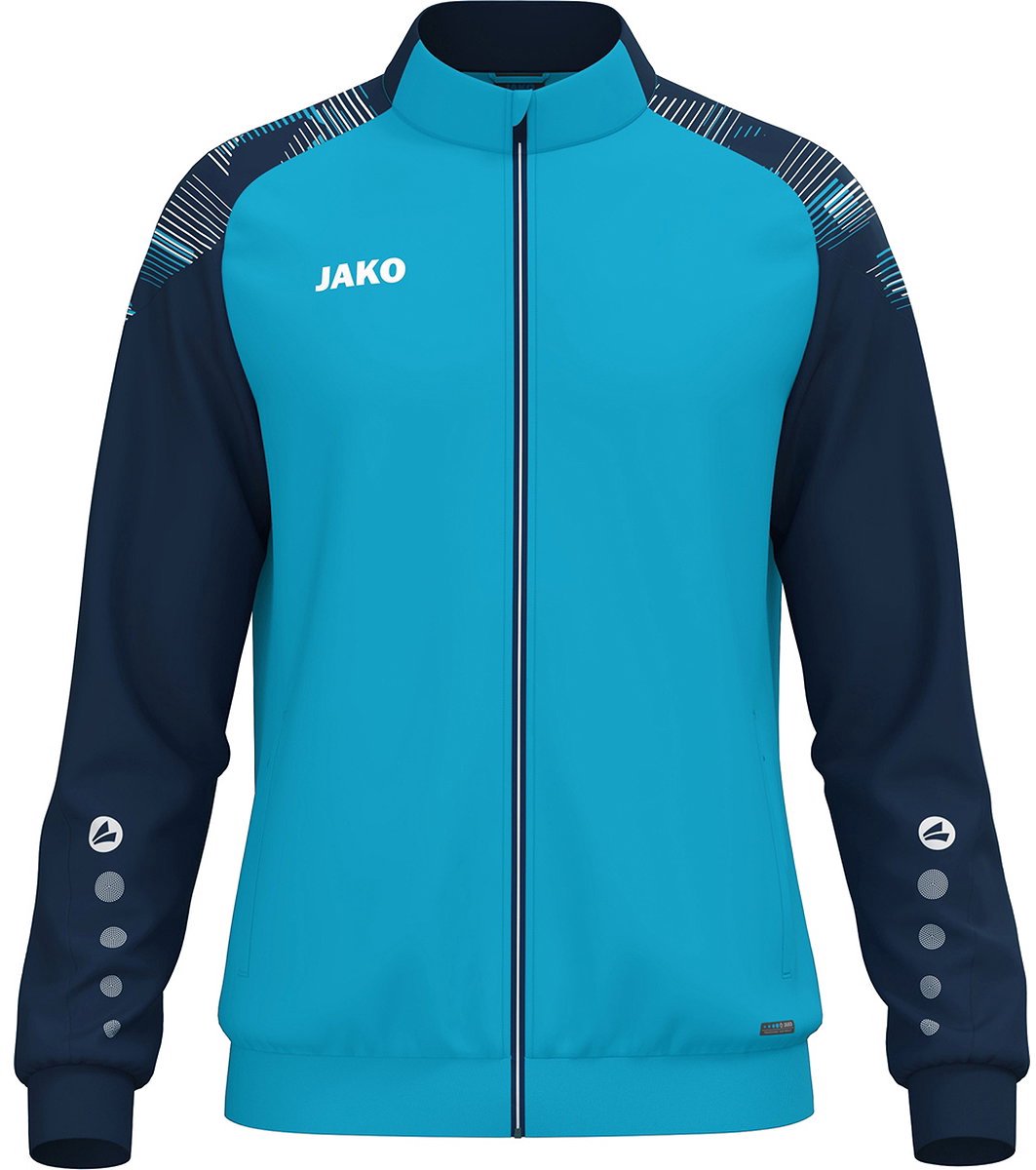 1063x1200-33 Jako Sonic Polyestervest Kinderen - Aqua / Marine | Maat: 116 - Afbeelding 1